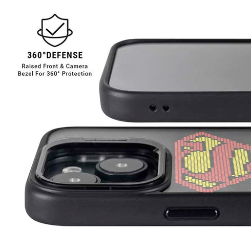 DC Comics Superman Logo Pixels iPhone 14 Kickstand Case